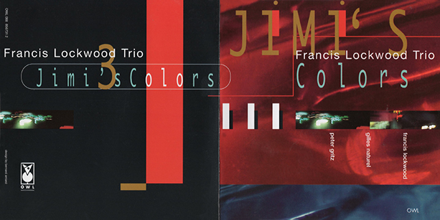 Francis Lockwood Trio CD Jimi's Colors Owl records cover out
